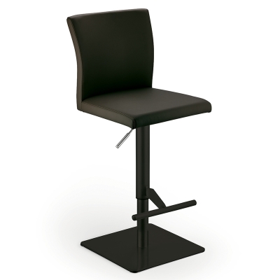 Naber Tablon Buono K stool, black frame, dark gray cover, 3038187