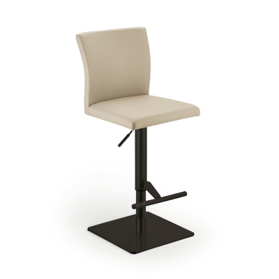 Naber Tablon Buono K stool, black frame, toffee cover, 3038189