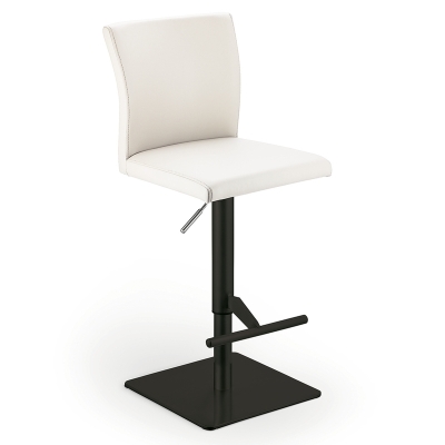 Naber Tablon Buono K stool, black frame, cream cover, 3038188