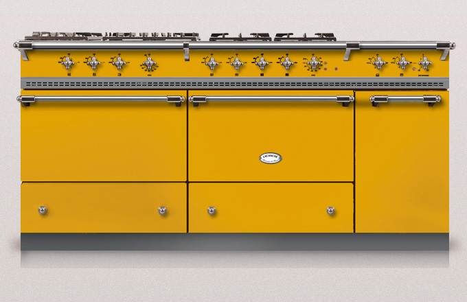 Lacanche Sully 1800-D Classic, cooking station, 180.5 cm, color Jauneprovence, with 5 year guarantee!