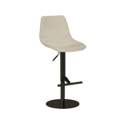 Naber Tablon Level K stool, black frame, toffee cover, 3038494