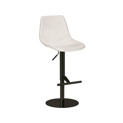 Naber Tablon Level K stool, black frame, cream cover, 3038493