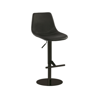 Naber Tablon Level K stool, black frame, black cover, 3038491