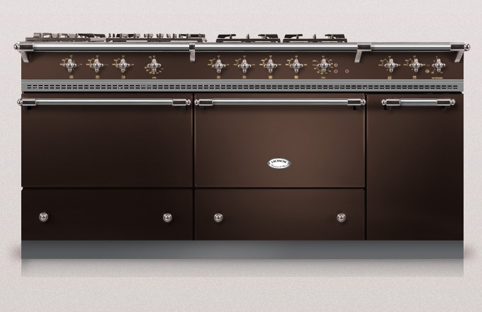 Lacanche Sully 1800-D Classic, cooking station, 180.5 cm, color chocolate, with 5 year guarantee!