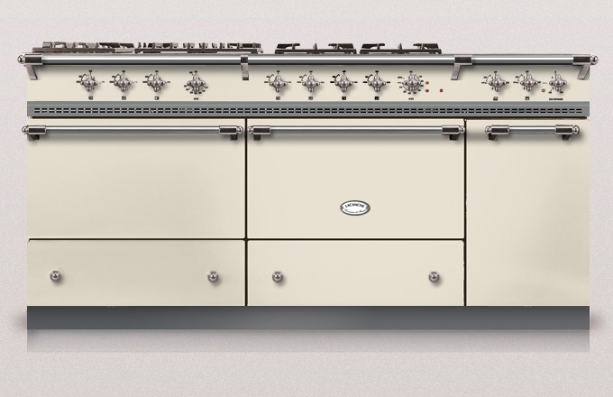 Lacanche Sully 1800-D Classic, cooking station, 180.5 cm, color Ivoire, with 5 year guarantee!