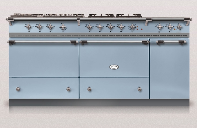 Lacanche Sully 1800-D Classic, cooking station, 180.5 cm, color Bleudelft, with 5 year guarantee!