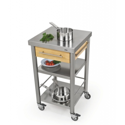 Jokodomus köögikäru, Auxilium, roostevaba teras, sarvepuu pikipuit, 691501