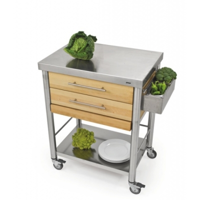 Jokodomus köögikäru, Auxilium, roostevaba teras, sarvepuu pikipuit, 691702