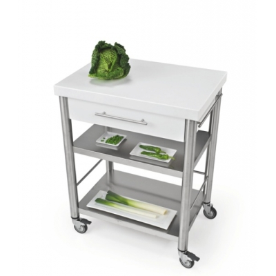 Кухонная тележка Jokodomus, Auxilium, Кориан белый, 690701