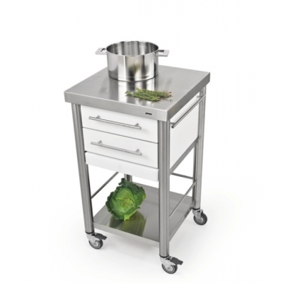 Кухонная тележка Jokodomus, Auxilium, Кориан белый, 694502