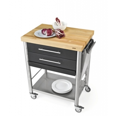 Кухонная тележка Jokodomus, Auxilium, Кориан черный, 688702