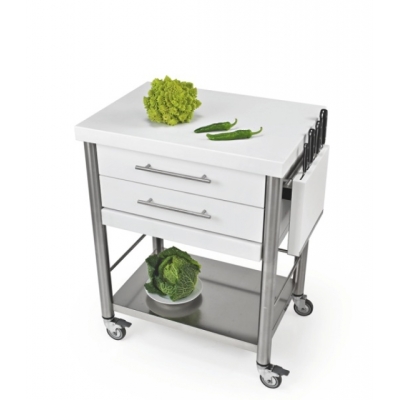 Кухонная тележка Jokodomus, Auxilium, Кориан белый, 690702