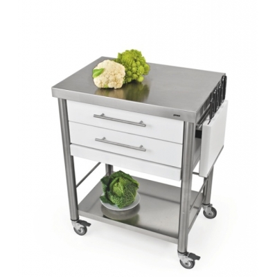 Кухонная тележка Jokodomus, Auxilium, Кориан белый, 694702