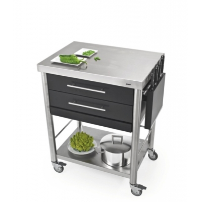 Кухонная тележка Jokodomus, Auxilium, Кориан черный, 689702