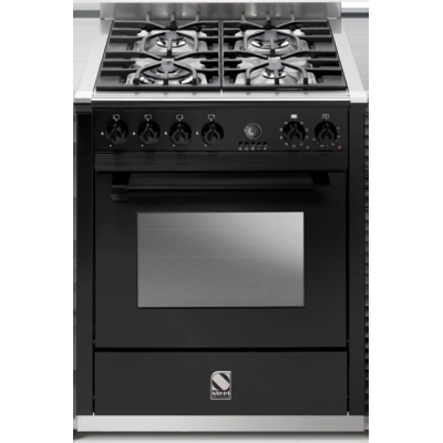 Terasest Ascot 70, pliit, 70 cm, Combisteam, värvus must, A7F-4IBA, garantiiga 5 aastat!