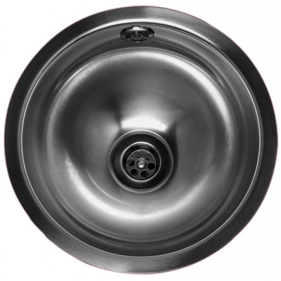 Reginox Rio, seest poleeritud, saab paigaldada ülemise kraanikausi, loputuse ja letialuse kraanikaussina