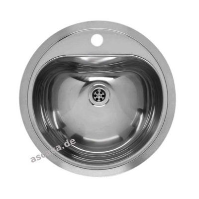 Reginox Atlantis-CC (304) ilma ülevooluta, saab paigaldada tugivalamu ja loputusbasseinina