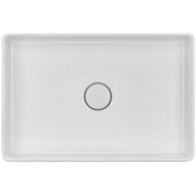 Naber Lavara 60, lauapealne keraamiline kraanikauss, läikiv valge, 1091110