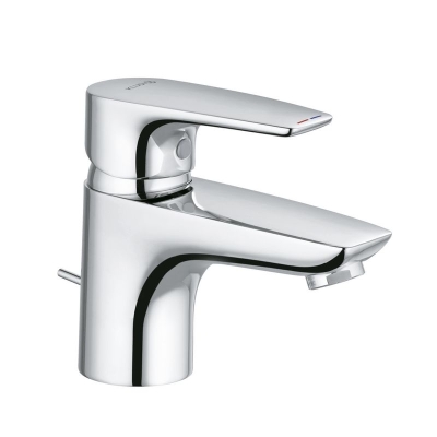 KLUDI Pure &amp; Solid bathroom, single lever mixer chrome, high pressure, 5023101