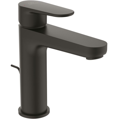 Ideal Standard Cerafine O bathroom, single lever mixer tap black matt, high pressure, 5024071