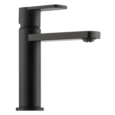 LINEA Glam 1 bathroom, single lever mixer tap black matt, high pressure, 5011286