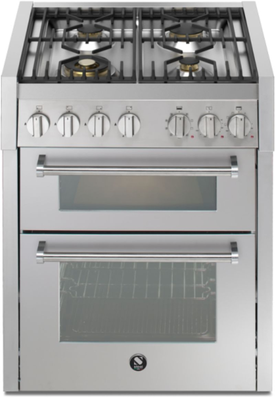 Teras Genesi 70/2, Pliit, 70 cm, Combisteam, Roostevaba teras, gaasipliit, GQ7SF-4SS, garantiiga 5 aastat!