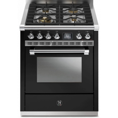 Terasest Ascot 70, pliit, 70 cm, Combisteam, Nero, gaasipliit, AQ7S-4BA, garantiiga 5 aastat!