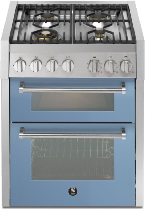 Teras Genesi 70/2, Pliit, 70 cm, Combisteam, Celeste, gaasipliit, GQ7SF-4CE, garantiiga 5 aastat!