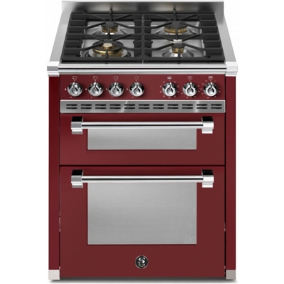 Terasest Ascot 70/2, Pliit, 70 cm, Combisteam, Bordeaux, gaasipliit, AQ7SF-4BR, garantiiga 5 aastat!