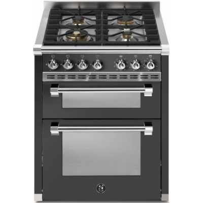 Terasest Ascot 70/2, Pliit, 70 cm, Combisteam, Antracite, gaasipliit, AQ7SF-4AN, garantiiga 5 aastat!