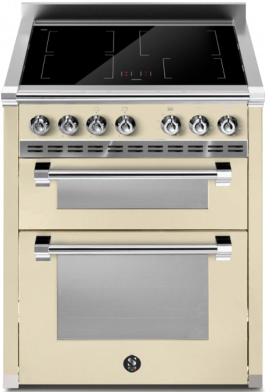 Сталь Ascot 70/2, Плита, 70 см, Combisteam, Crema, индукционная плита, AQ7SF-4ICR, с гарантией 5 лет!