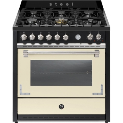 Terasest Oxford 90, pliit, 90 cm, multifunktsionaalne ahi, crema, gaasipliit, X9F-6CR, garantiiga 5 aastat!