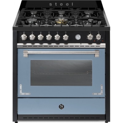 Terasest Oxford 90, pliit, 90 cm, multifunktsionaalne ahi, Celeste, gaasipliit, X9F-6CE, garantiiga 5 aastat!