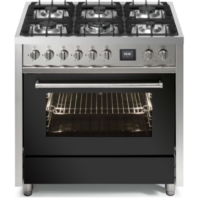 Terasest Enfasi 90, pliit, 90 cm, multifunktsionaalne ahi, antratsiit, gaasipliit, EQ9F-6AN, garantiiga 5 aastat!