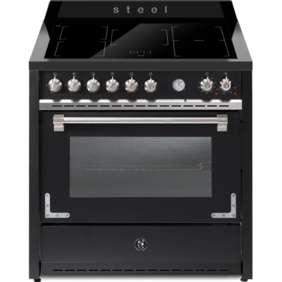 Terasest Oxford 90, pliit, 90 cm, multifunktsionaalne ahi, Nero Fumo, induktsioonpliit, X9F-5FIWNF, garantiiga 5 aastat!