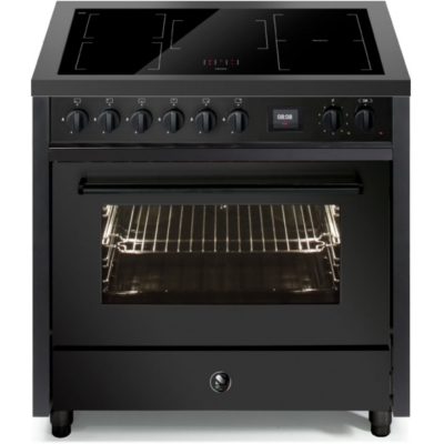 Terasest Enfasi 90 All Black, pliit, 90 cm, multifunktsionaalne ahi, Nero Fumo, induktsioonpliit, EQ9F-5FIWNF, garantiiga 5 aastat!