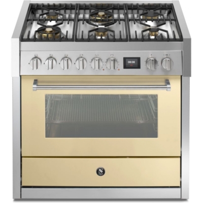 Teras Genesi 90, Vahepliit, 90 cm, Combisteam, Crema, gaasipliit, GQ9S-6WCR, garantiiga 5 aastat!