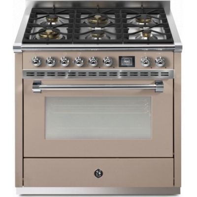 Steel Ascot 90, range cooker, 90 cm, Combisteam, Sabbia, gas hob, AQ9S-6WSA, with 5 year guarantee!