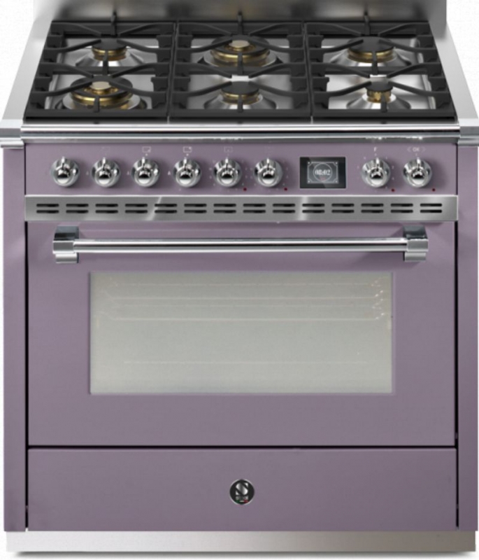 Steel Ascot 90, Range cooker, 90 cm, Combisteam, Ametista, gas hob, AQ9S-6WAA, with 5 year guarantee!
