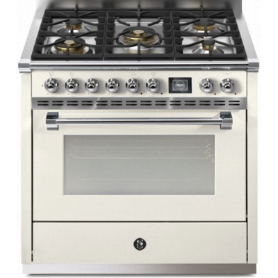 Steel Ascot 90, Range cooker, 90 cm, Combisteam, Nuvola, gas hob, AQ9S-4MNA, with 5 year guarantee!