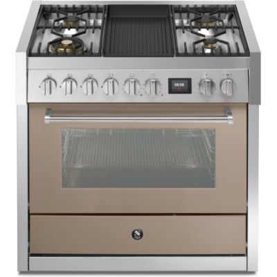 Terasest Genesi 90, pliit, 90 cm, Combisteam, Sabbia, gaasipliit, GQ9S-4BSA, garantiiga 5 aastat!