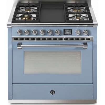 Terasest Ascot 90, Pliit, 90 cm, Combisteam, Celeste, gaasipliit, AQ9S-4TCE, garantiiga 5 aastat!