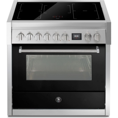 Terasest Genesi 90, pliit, 90 cm, Combisteam, Nero, induktsioonpliit, GQ9S-5FIBA, garantiiga 5 aastat!