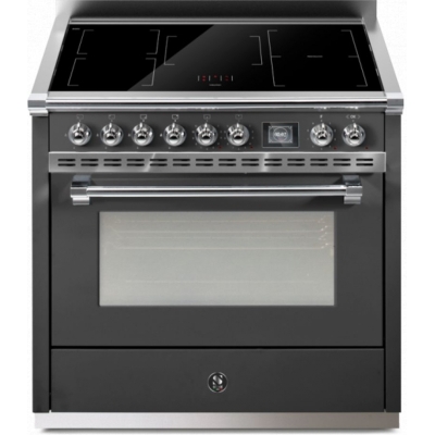 Terasest Ascot 90, Vahepliit, 90 cm, Combisteam, Antratsiit, induktsioonpliit, AQ9S-5FIAN, garantiiga 5 aastat!