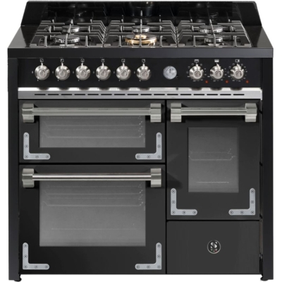 Terasest Oxford 100/3, pliit, 100 cm, multifunktsionaalne ahi, Nero Fumo, gaasipliit, X10FFF-6NF, garantiiga 5 aastat!