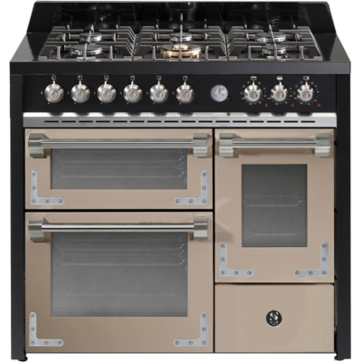 Terasest Oxford 100/3, pliit, 100 cm, multifunktsionaalne ahi, Sabbia, gaasipliit, X10FFF-6SA, garantiiga 5 aastat!