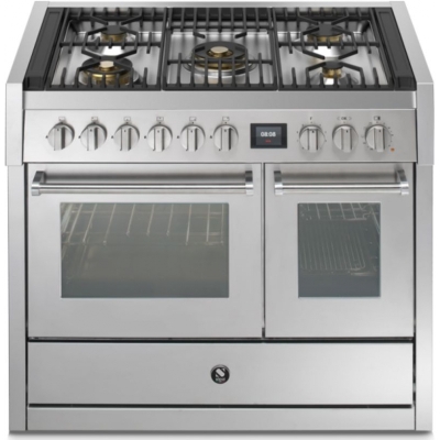 Teras Genesi 100, Pliit, 100 cm, Combisteam, Roostevaba teras, gaasipliit, GQ10SF-4MSS, garantiiga 5 aastat!