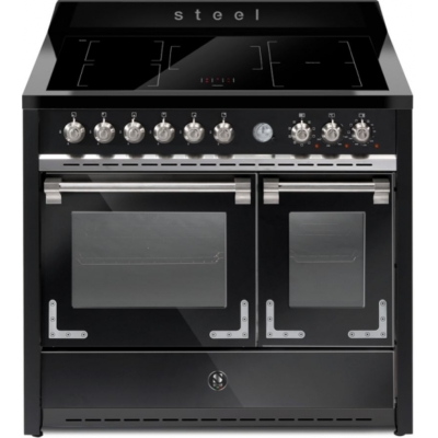 Terasest Oxford 100, pliit, 100 cm, multifunktsionaalne ahi, Nero, induktsioonpliit, X10FF-5FIBA, garantiiga 5 aastat!