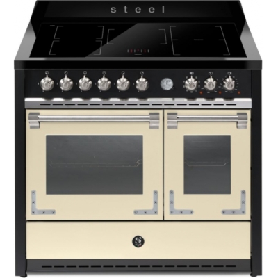 Terasest Oxford 100, pliit, 100 cm, multifunktsionaalne ahi, crema, induktsioonpliit, X10FF-5FICR, garantiiga 5 aastat!