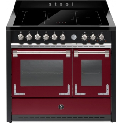 Terasest Oxford 100, pliit, 100 cm, multifunktsionaalne ahi, Bordeaux, induktsioonpliit, X10FF-5FIBR, garantiiga 5 aastat!